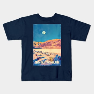 Death Valley National Park Vintage Travel  Poster Kids T-Shirt